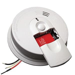 Kidde 21007582 I5000 Wire-In Ionization Smoke Alarm With Battery Backup 9-Volt Battery 120-Volt AC Firex