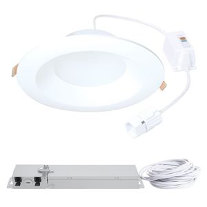 Cooper LightingLTQL6069S1EDM-4PK 6-Inch Quicklink Canless LED Downlight Kit White
