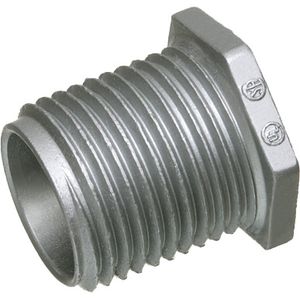 Arlington 501L Die Cast Zinc Long Hex Head Conduit Nipple 1/2-Inch x 0.9-Inch