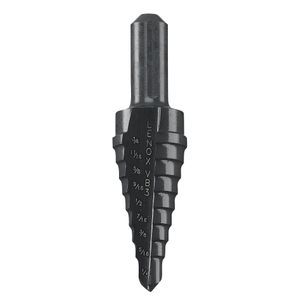 Lenox Tools 30883VB3 Steam Oxide Coated Metal Self-Starting Step Drill Bit 1/4 - 3/4-Inch Vari-Bit
