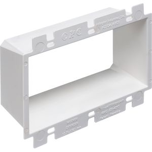 Arlington BE3 Plastic 3-Gang Box Extender 5.937-Inch x 4.188-Inch x 1.813-Inch