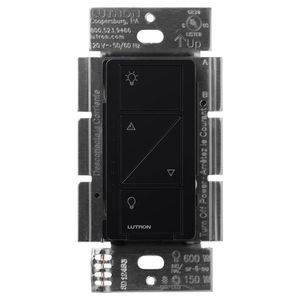 Lutron PD-6WCL-BL 120-Volt at 50/60-Hz 1-Pole Multi-Location Dimmer Black Caseta