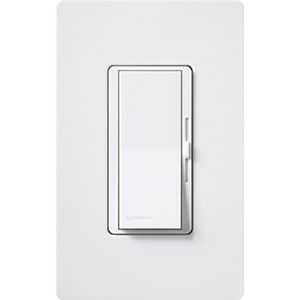 Lutron DVTV-WH 24-Volt 30-Milli-Amp/16-Amp 1-Pole Dimmer White Diva