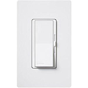 Lutron DVCL-153P-WH 120-Volt at 60-Hz 1-Pole 3-Way Dimmer White Diva CL