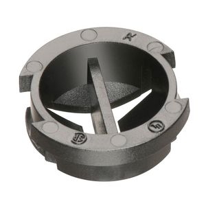 Arlington NM942 Non-Metallic Push-In Connector Plastic Black 3/8-Inch Black Button