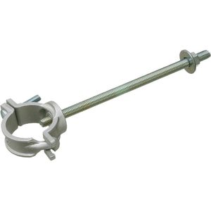 Arlington 2350 Sand Cast Aluminum With Steel Screw Universal Pipe Support With 10-Inch Bolt 2-Inch Mast