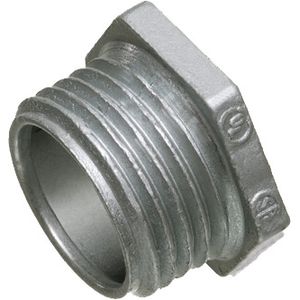 Arlington 507 Die Cast Zinc Hex Head Conduit Chase Nipple 2-1/2-Inch x 1.2-Inch