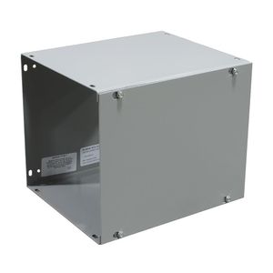 Milbank 101048-GSC1-NK ANSI 61 Gray Polyester Powder Coated G90 Gauge Steel Lay-In Wireway 48-Inch x 10-Inch x 10-Inch