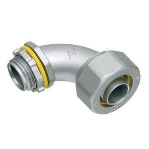Arlington LT90100 Die Cast Zinc 90-Degree Liquidtight Connector 1-Inch