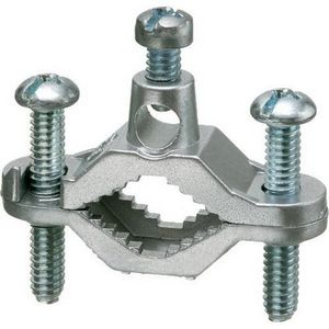 Arlington 720Z Die Cast Zinc Bare Wire Ground Clamp 1/2 - 1-Inch Pipe 8-2-AWG