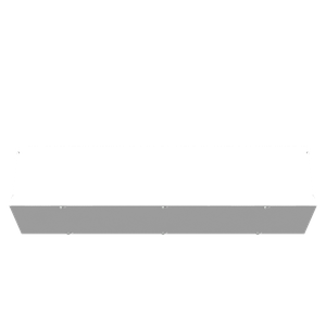 Milbank 8836-GSC1-NK ANSI 61 Gray Polyester Powder Coated G90 Gauge Steel Lay-In Wireway 36-Inch x 8-Inch x 8-Inch