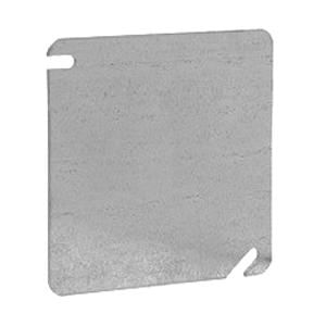 Crouse-Hinds TP472 Steel Flat Square Cover 4-Inch x 4-Inch