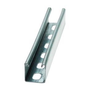 B-Line B22SH-240GLV Pre-Galvanized Low Carbon Steel Type SH Single Slotted Channel 20-ft x 1-5/8-Inch x 1-5/8-Inch