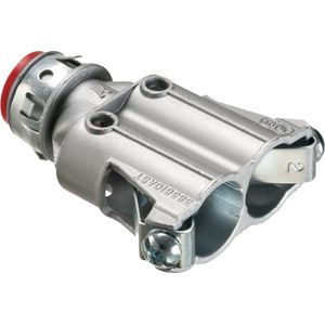 Arlington 383810AST Die Cast Zinc Insulated Throat Duplex Connector 3/8-Inch Snap2IT