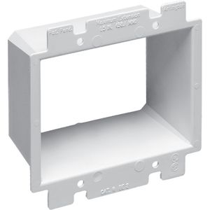 Arlington BE2 Plastic 2-Gang Box Extender 4.10-Inch x 4.188-Inch x 1.813-Inch