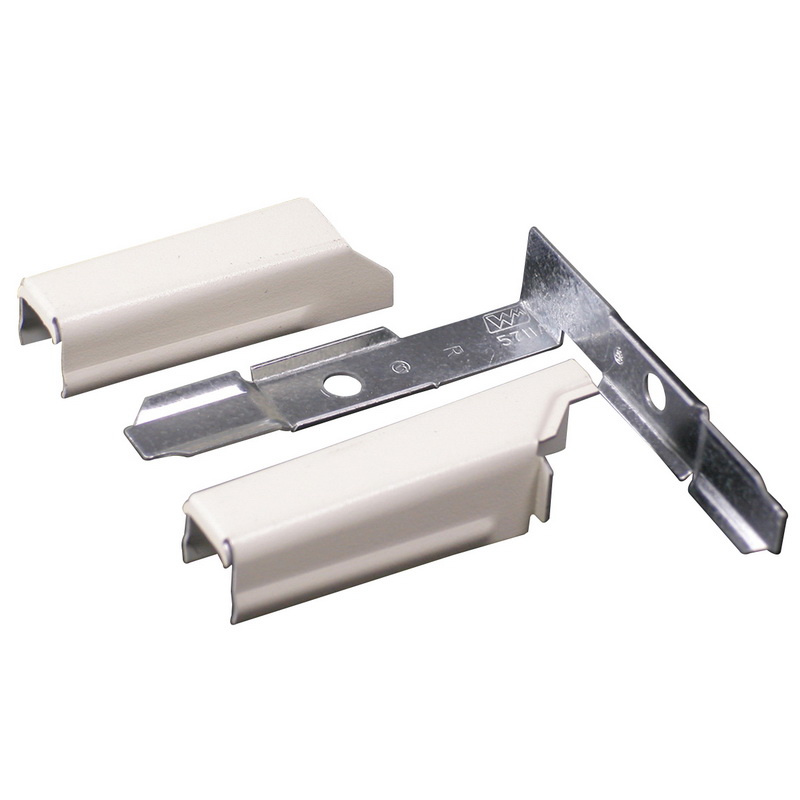 Raceway T-fitting with cover for datacom cable routing and low-voltage wire management.