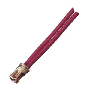 Split bolt connector with pigtail leads for grounding and bonding electrical wire connections.